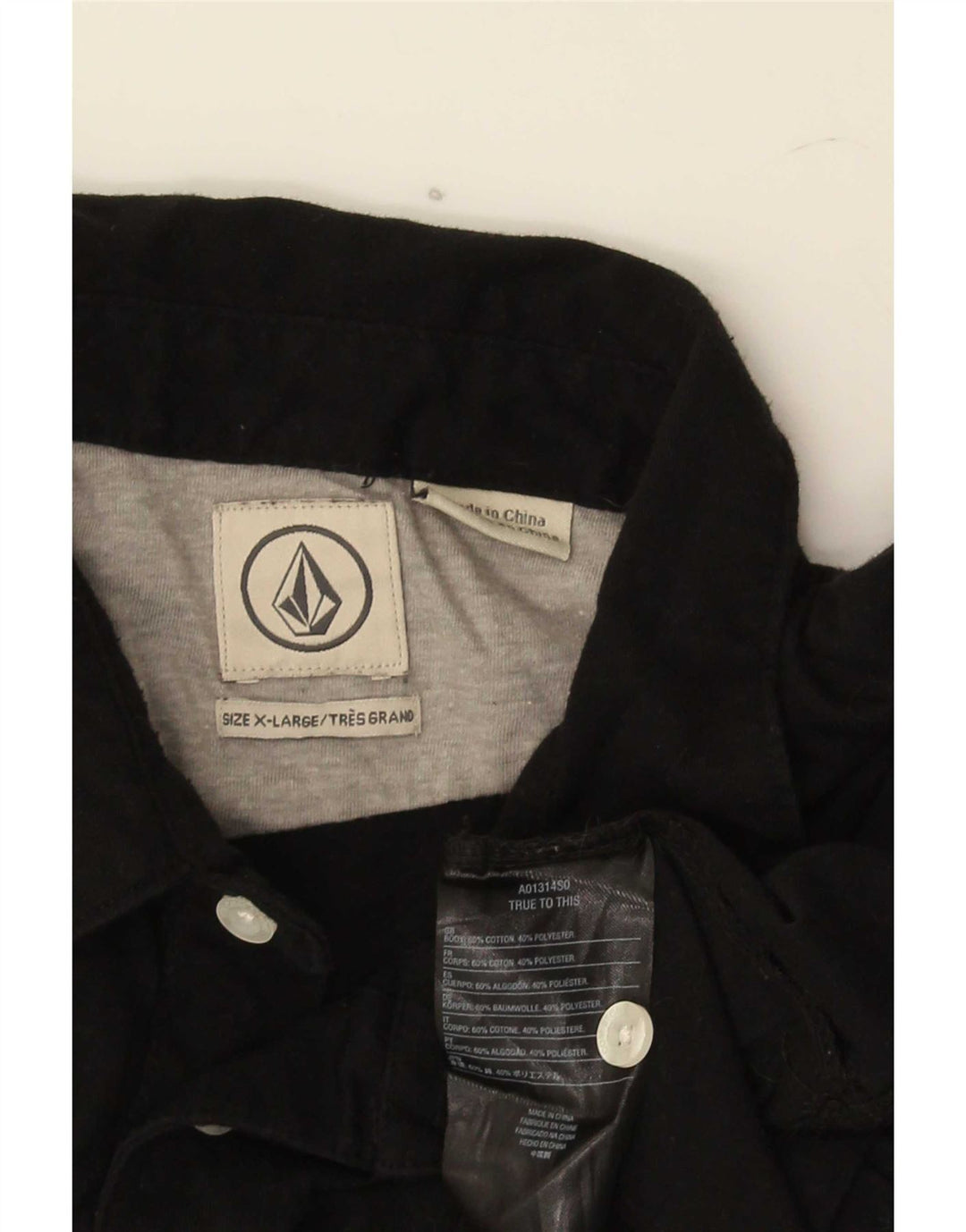Volcom Herre poloshirt XL Sort bomuld