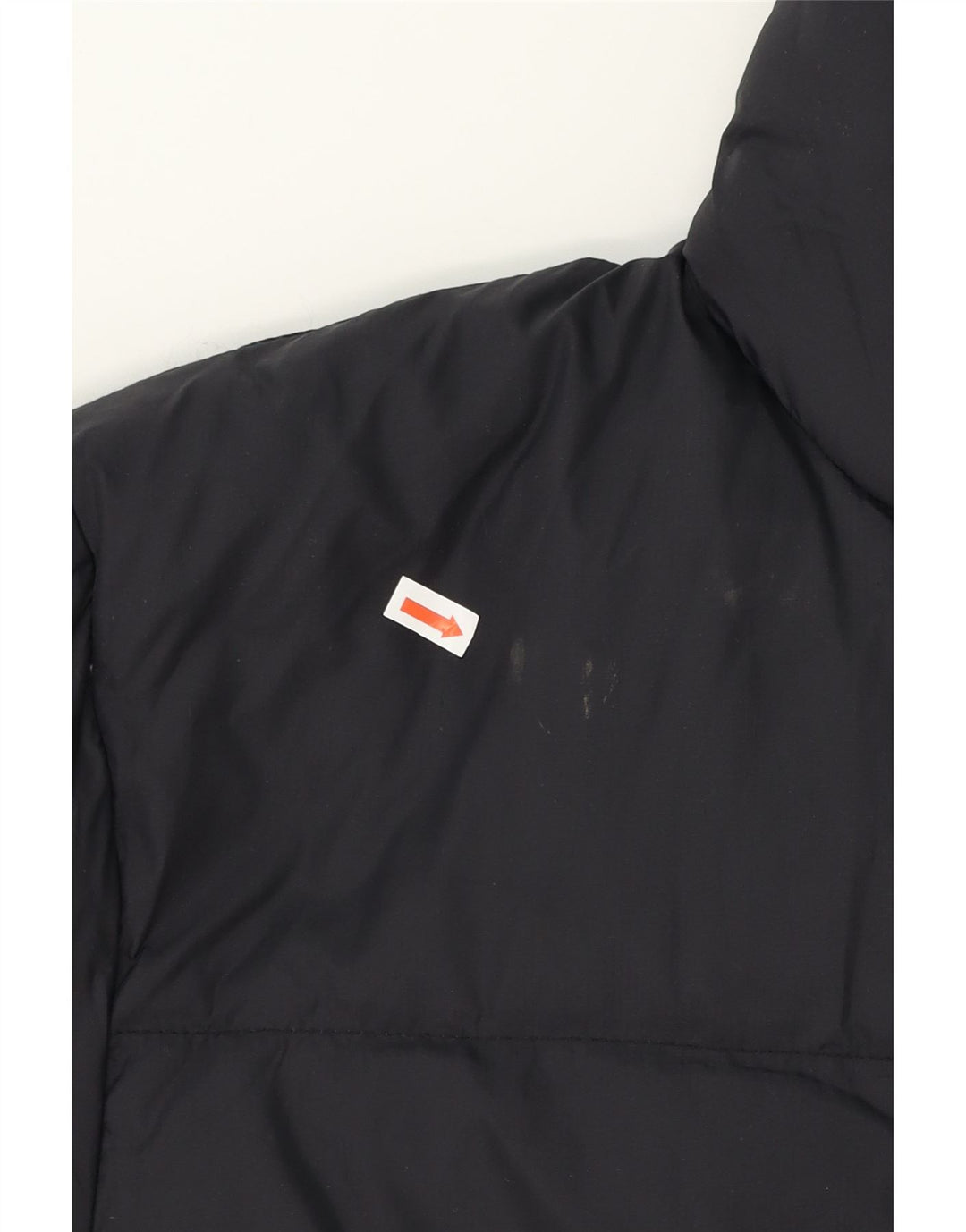 ASICS Mens Padded Jacket UK 38 Medium Black Nylon Vintage Asics and Second-Hand Asics from Messina Hembry 