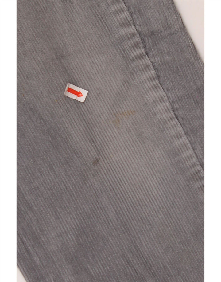 RIFLE Lige fløjlsbukser til mænd W28 L28 Blå bomuld