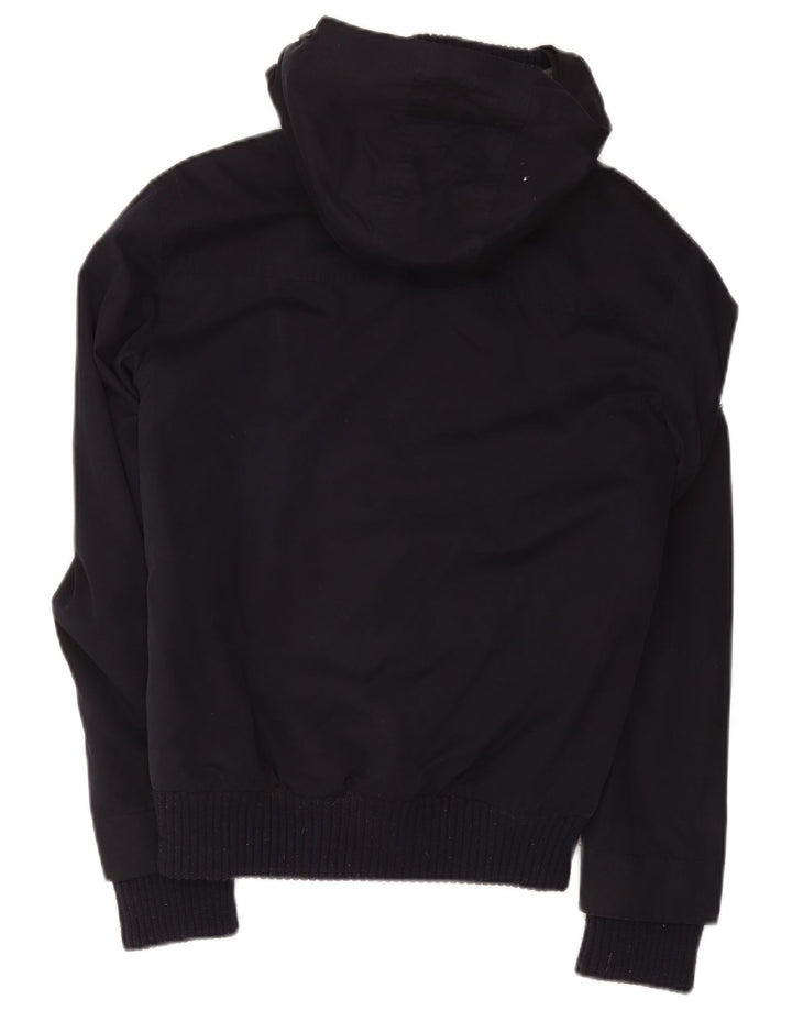 Superdry Herre Windbomber Bomberjakke med hætte UK 36 Small Navy Blue