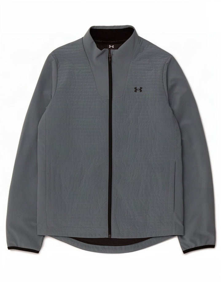 Under Armour Herre Cold Gear Træningsdragt Topjakke Stor Grå Polyester