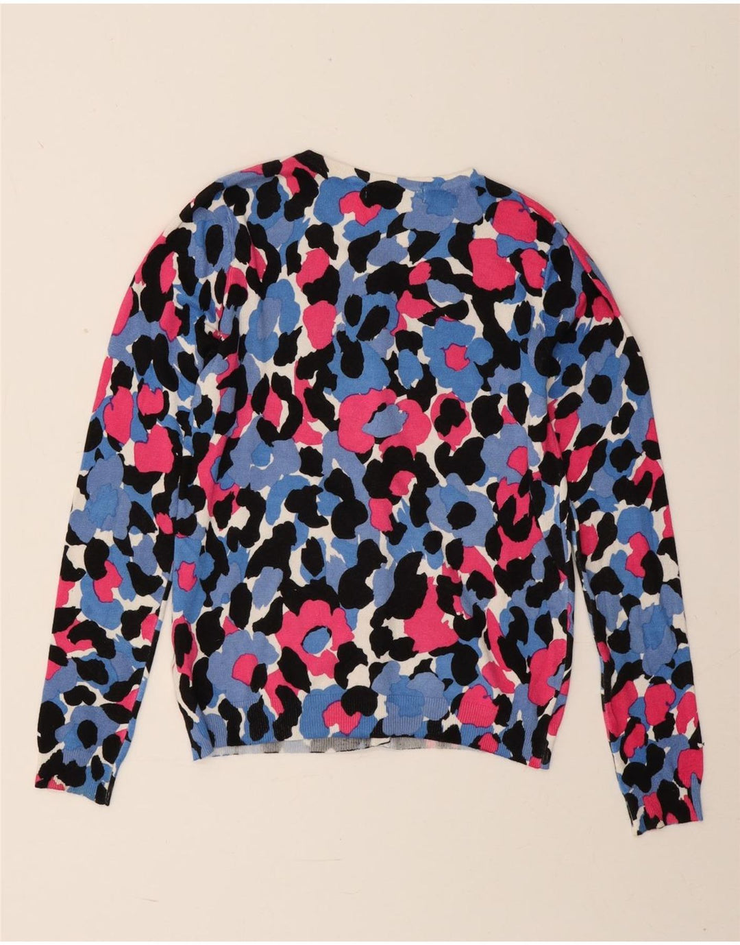 Marks & Spencer Dame Cardigan Sweater UK 8 Small Multicolored Floral
