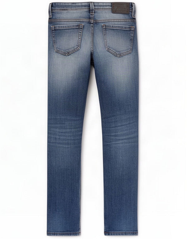 Diesel Herre Thanaz Distressed Slim Jeans W30 L34 Blue Cotton