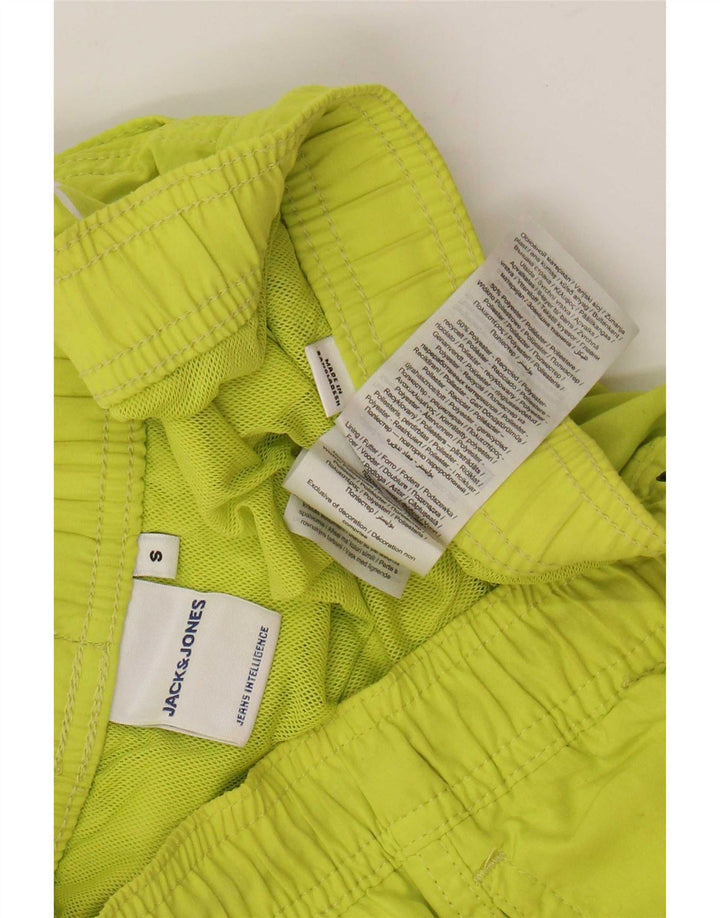 Jack & Jones Grafiske badeshorts til mænd Small Green Polyester