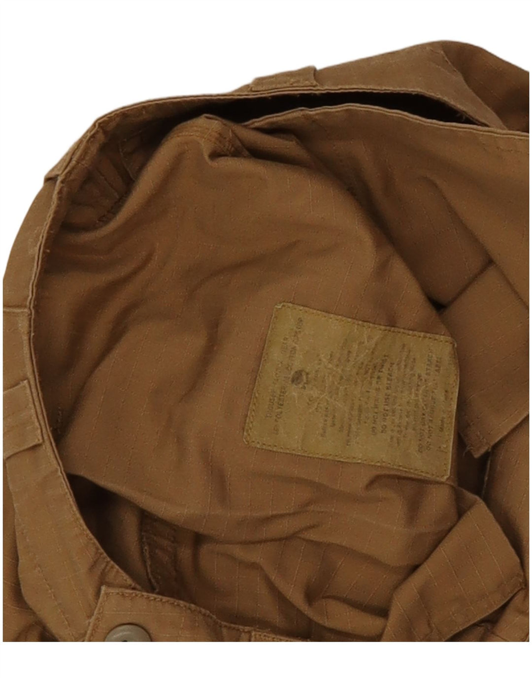 Vintage Straight Cargo Bukser til mænd W30 L30 Beige Polyester