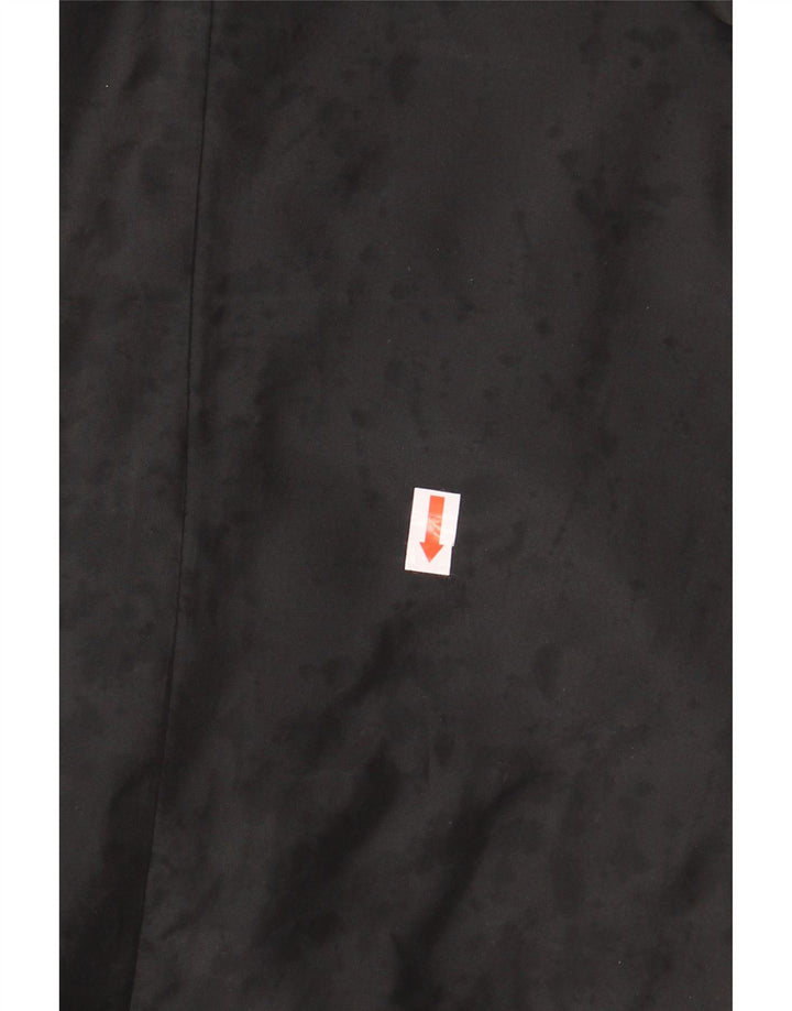 VINTAGE Mens Waistcoat IT 50 Medium Black Geometric Wool