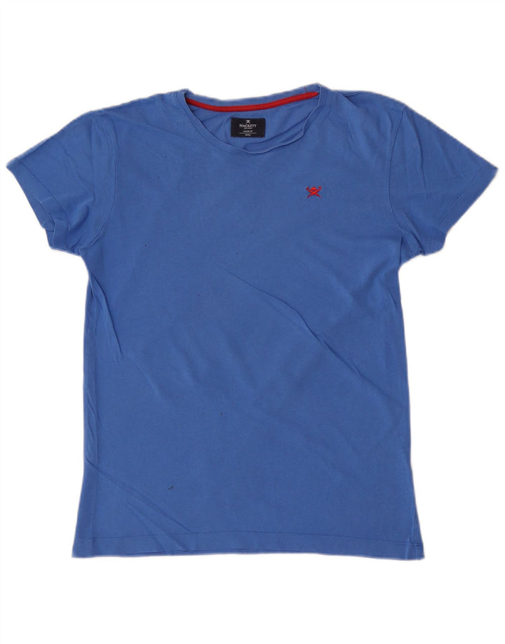 Hackett Herre Classic Fit T-Shirt Top Lille Blå