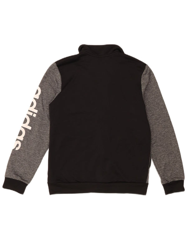 Adidas drenge grafisk træningsdragt topjakke 13-14 år Sort Colourblock