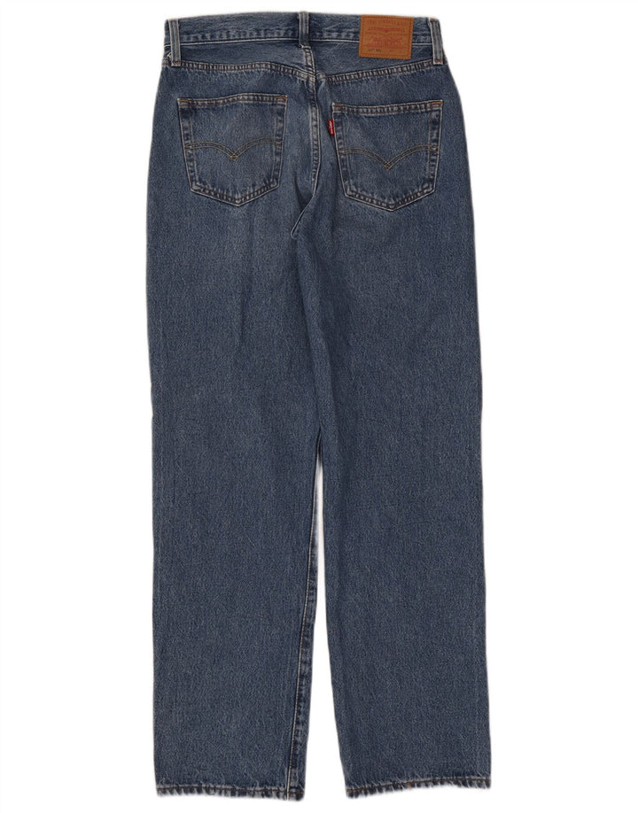 Levi's Lige Jeans til kvinder W27 L30 Blå Bomuld 90'erne