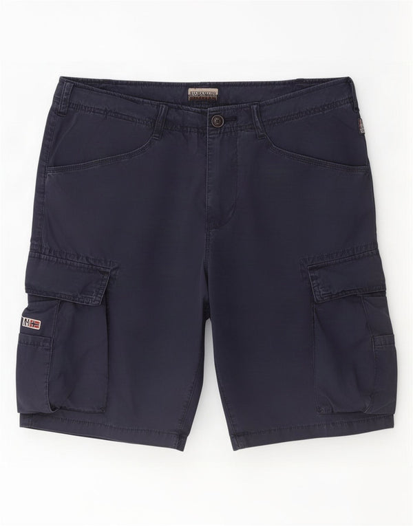 Napapijri Herre Cargo Shorts Medium W32 Marineblå Bomuld