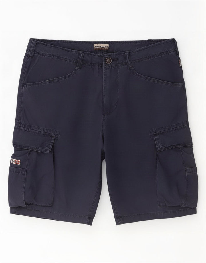 Napapijri Herre Cargo Shorts Medium W32 Marineblå Bomuld