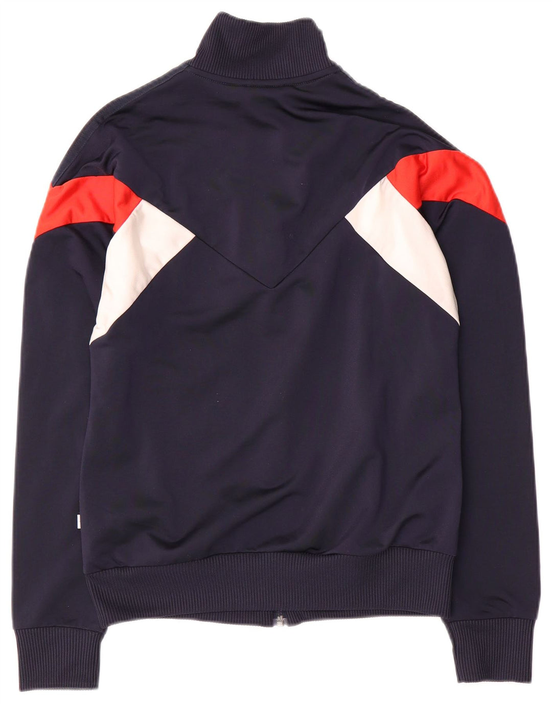 Adidas træningsdragt topjakke til kvinder UK 12 Medium Navy Blue Colourblock