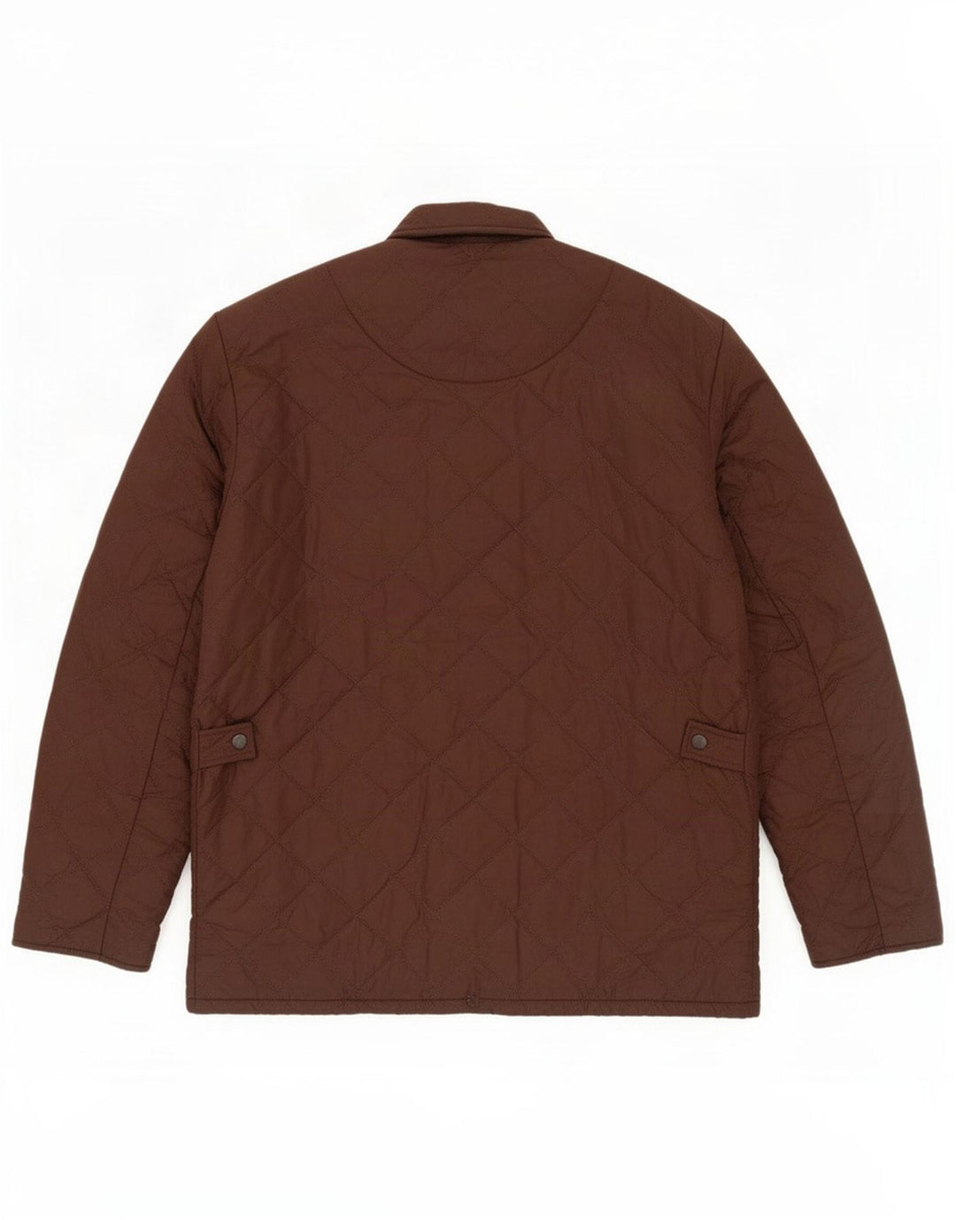 Barbour Herre quiltet jakke UK 38 Medium Brun Polyester