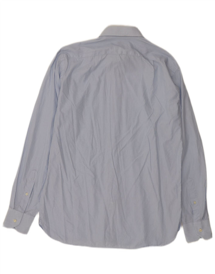 Boggi Milano Herreskjorte Str. 38 15 1/2 Medium Blå Bomuld