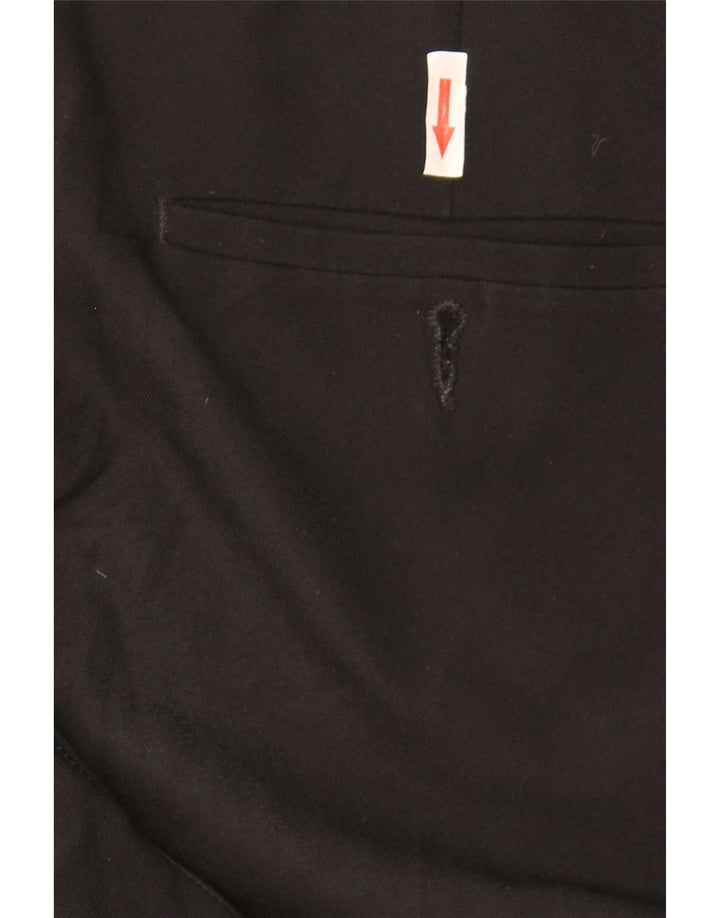 Marks & Spencer Herre Slim Chino Bukser W34 L33 Sort Polyester