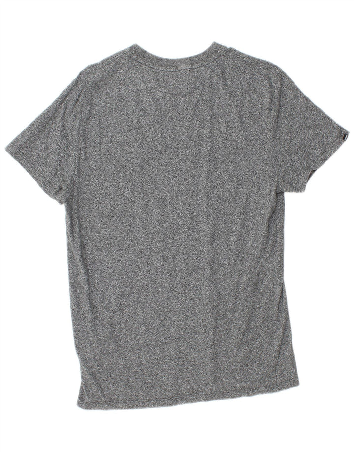 Superdry T-shirt top mellem grå bomuld til mænd