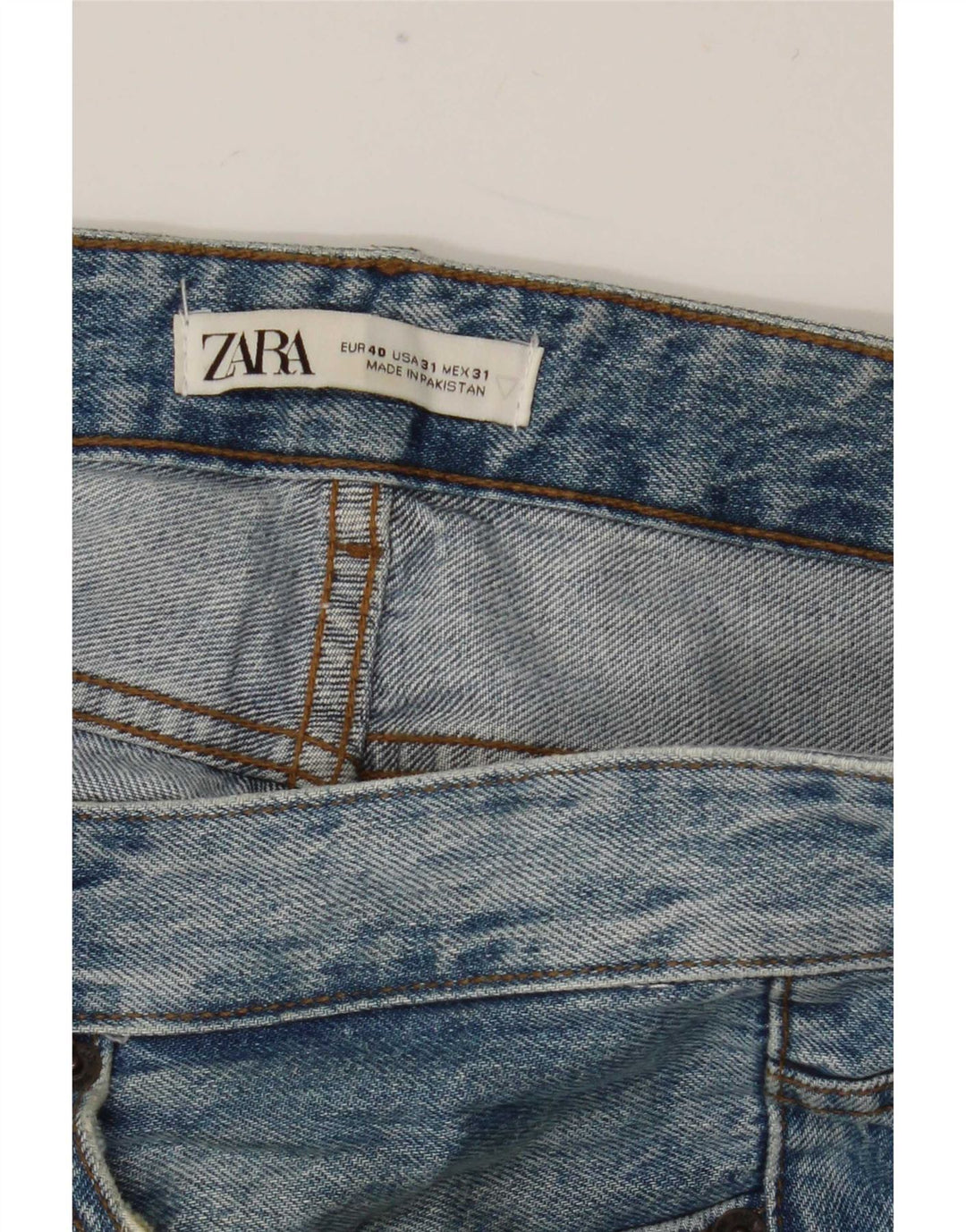 Zara Herre Slim Jeans EU 40 Medium W31 L30 Blå
