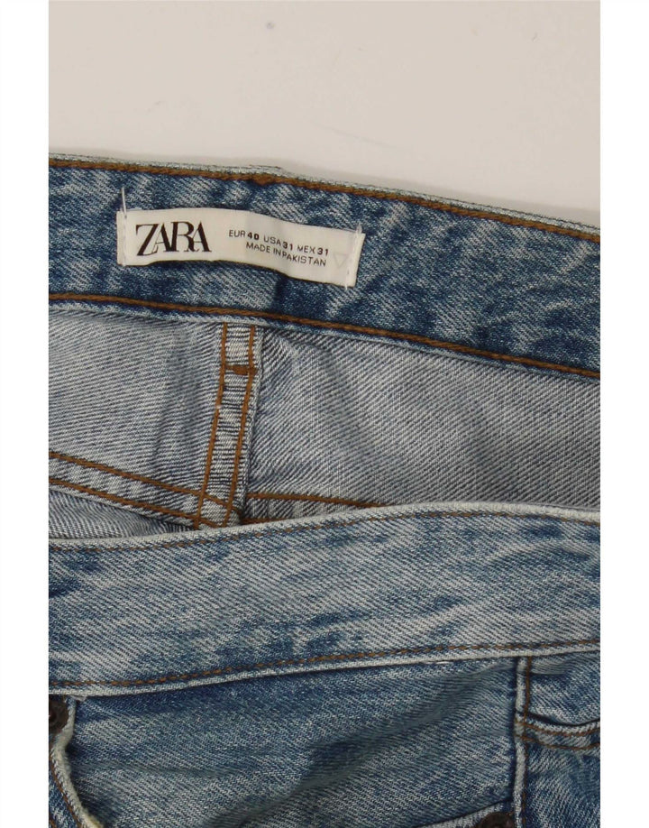 Zara Herre Slim Jeans EU 40 Medium W31 L30 Blå
