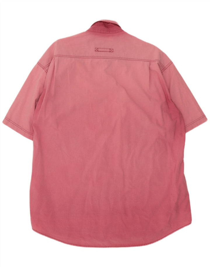 Camel Active Kortærmet Herreskjorte 2XL Pink