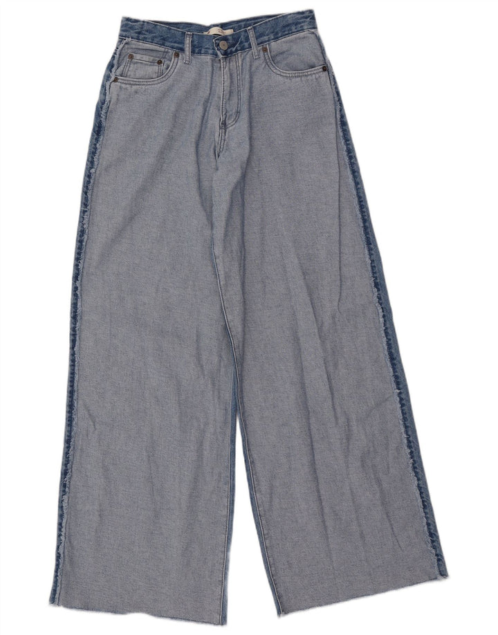 LEVI'S Piger Jeans med brede ben 13-14 år W26 L31 Blå Colourblock Bomuld