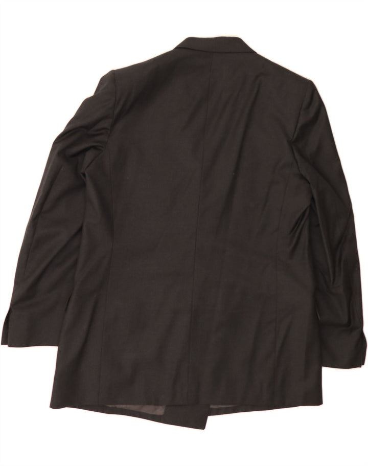 ABLA Mens Double Breasted Blazer Jacket UK 40 Large Grey Vintage Abla and Second-Hand Abla from Messina Hembry 