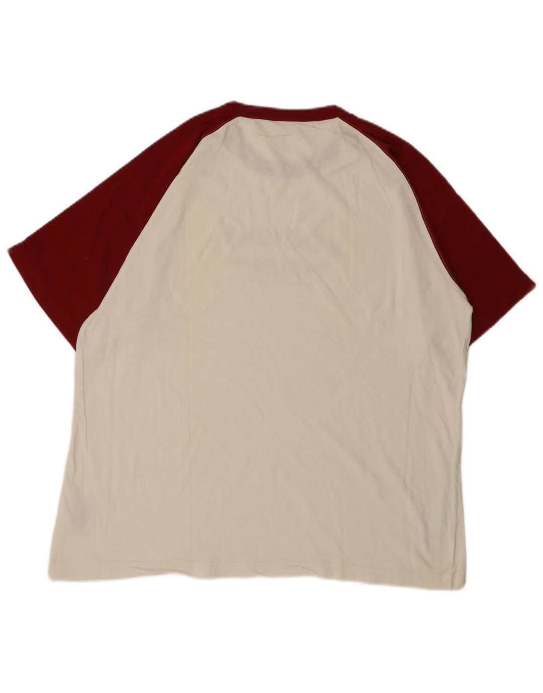 WRANGLER Herre grafisk T-shirt Top XL Hvid Colourblock Bomuld