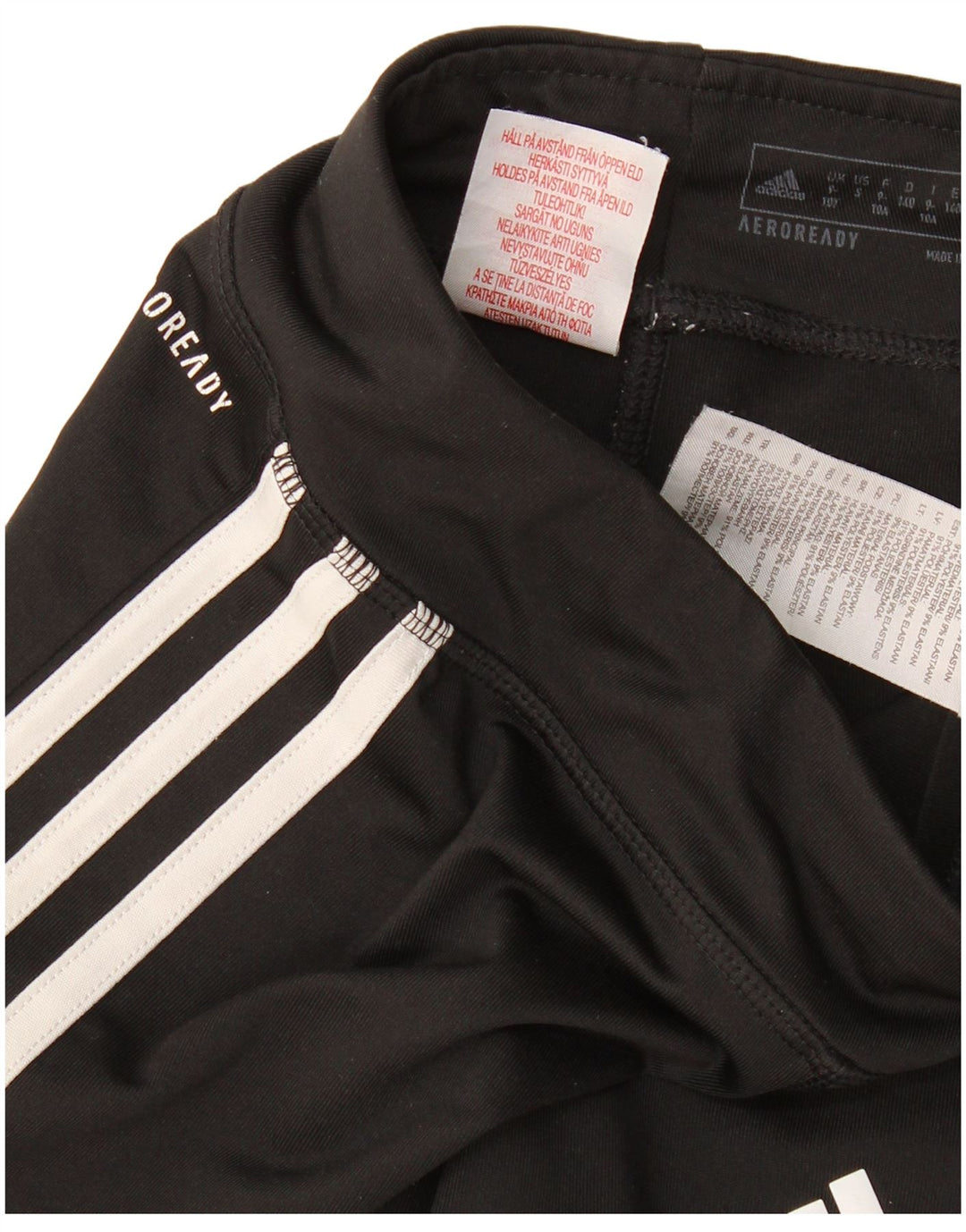 Adidas Pige Leggings 9-10 år W22 L23 Sort Polyester