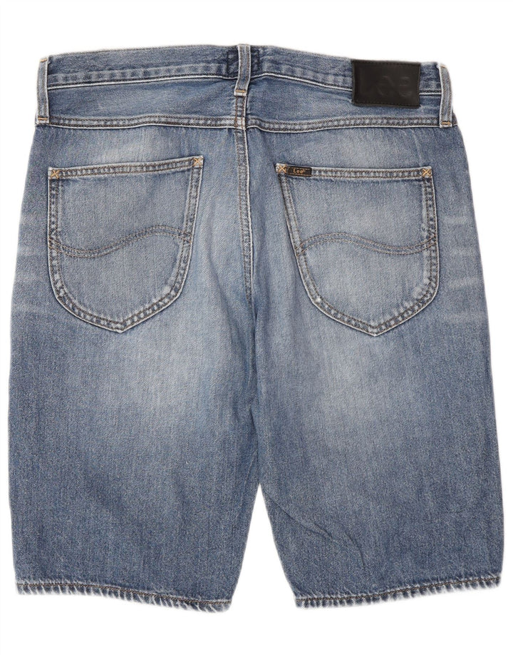 Lee Herre 5-lommers korte denimshorts W31 mellemblå bomuld