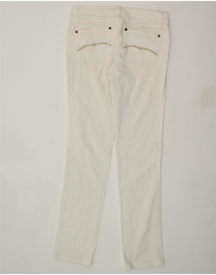 MASSIMO DUTTI Womens Slim Jeans W31 L33 White Cotton Vintage Massimo Dutti and Second-Hand Massimo Dutti from Messina Hembry 