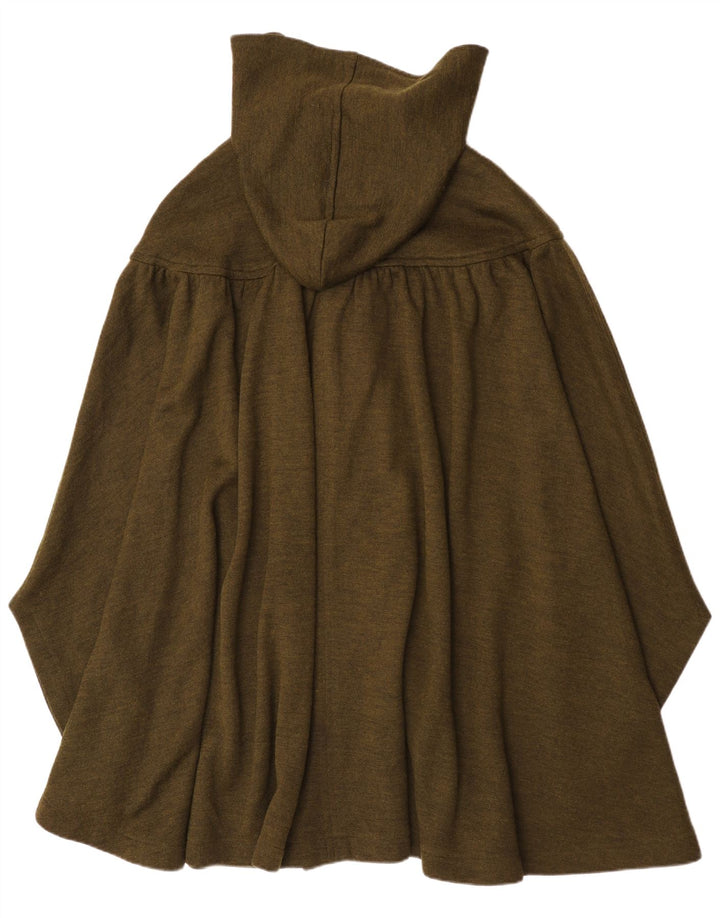 Vintage hættejakke til kvinder i One Size Khaki