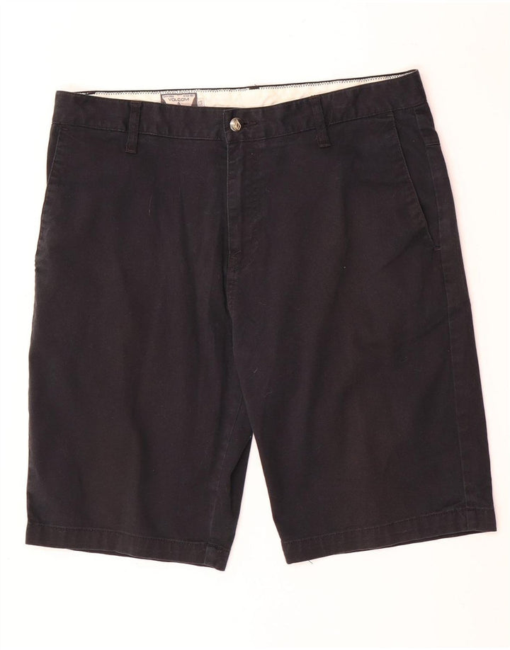 Volcom Herre Chino Shorts W34 Large Black Bomuld