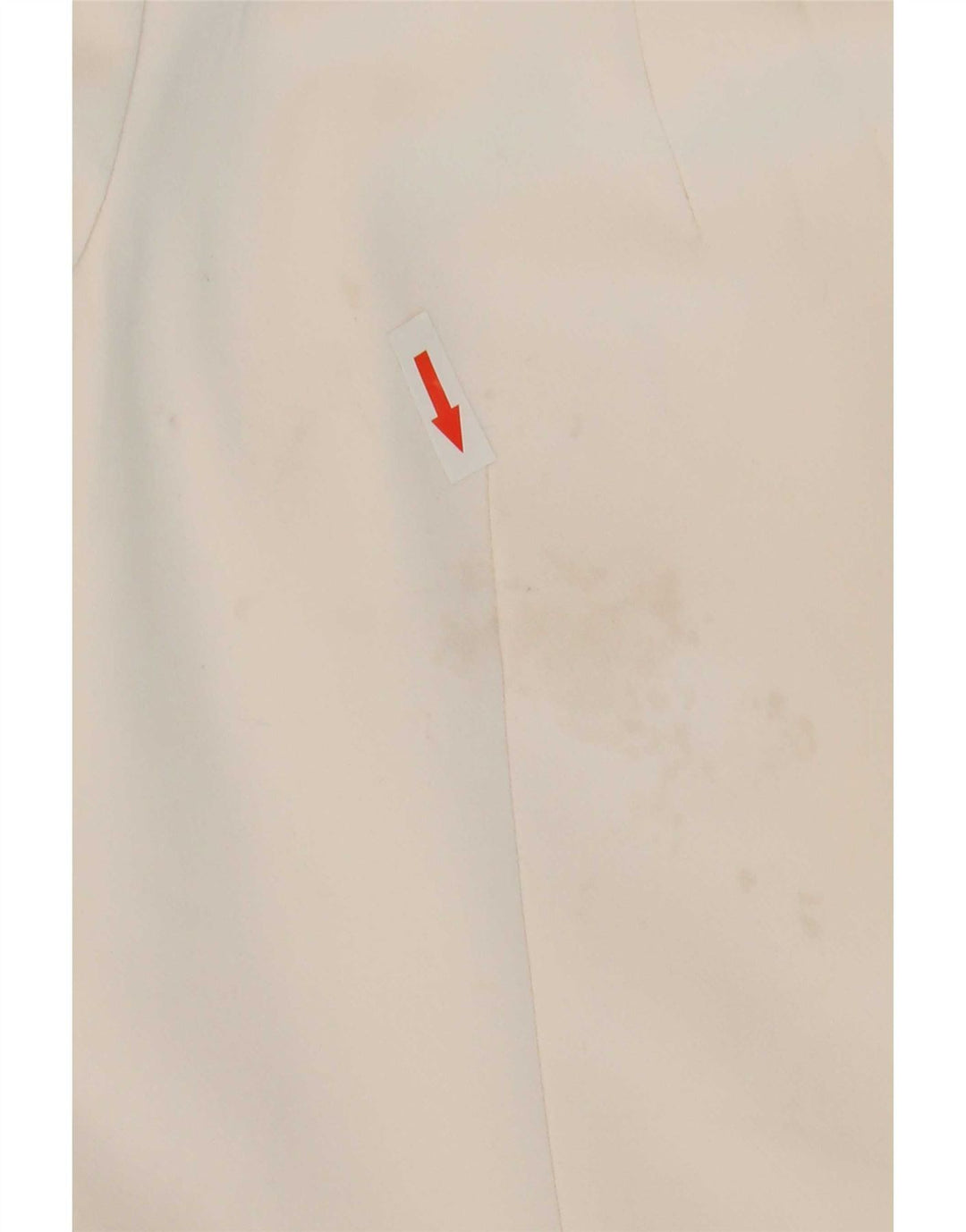 Zara Dame 1 Knap Blazer Jacket UK 10 Small White Polyester