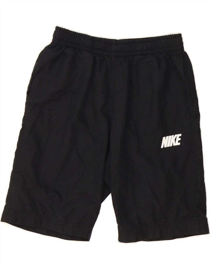 NIKE Mens Sport Shorts Small  Black Polyester Vintage Nike and Second-Hand Nike from Messina Hembry 