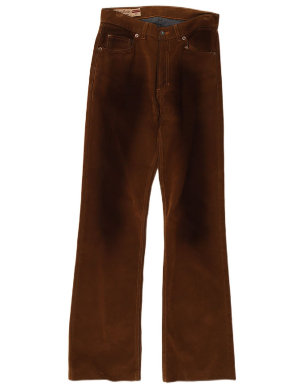 Marlboro Classics Dame Regular Fit Casual Bukser W26 L30 Brun Bomuld