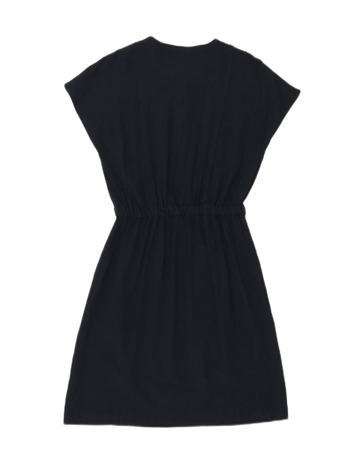 ZARA Womens A-Line Dress UK 10 Small Navy Blue Vintage Zara and Second-Hand Zara from Messina Hembry 