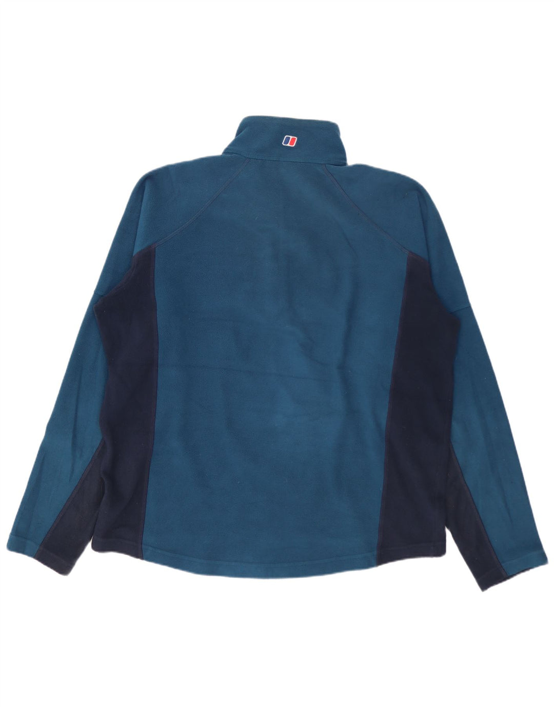 Berghaus Fleece Jumper med lynlås til mænd Medium Blue Colourblock