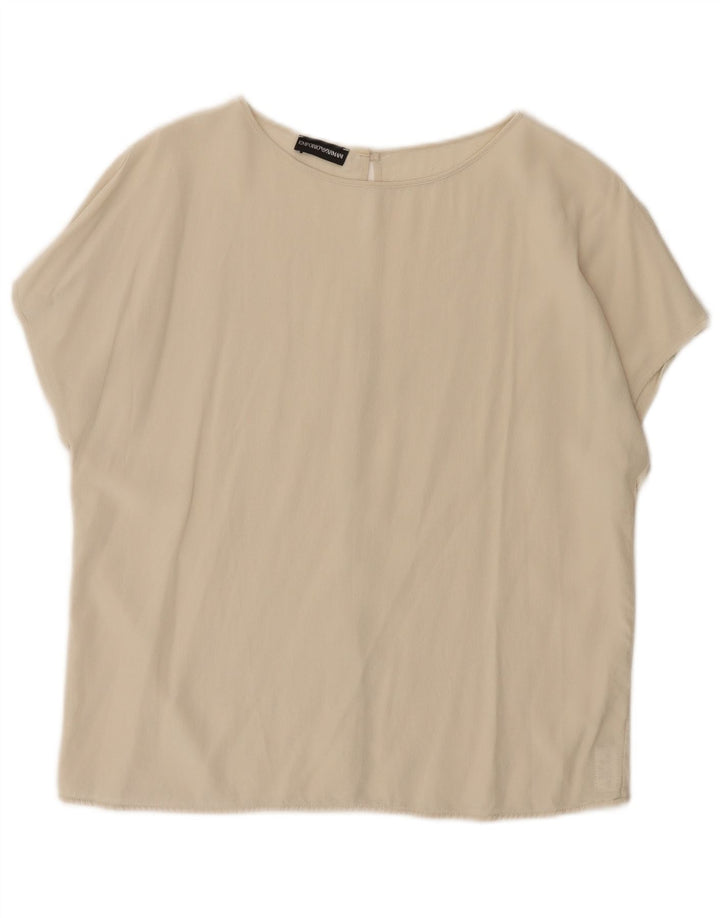 Emporio Armani Damebluse Top UK 14 Medium Beige