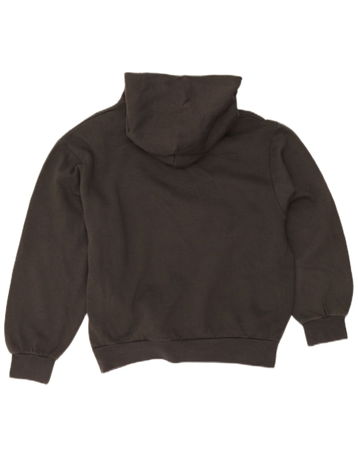Zara Dame Oversized Hoodie Jumper UK 14 Medium Grey Bomuld