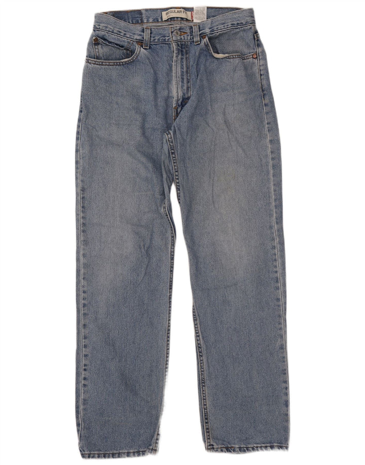 LEVI'S Herre 505 Regular Fit Straight Jeans W34 L34 Blå