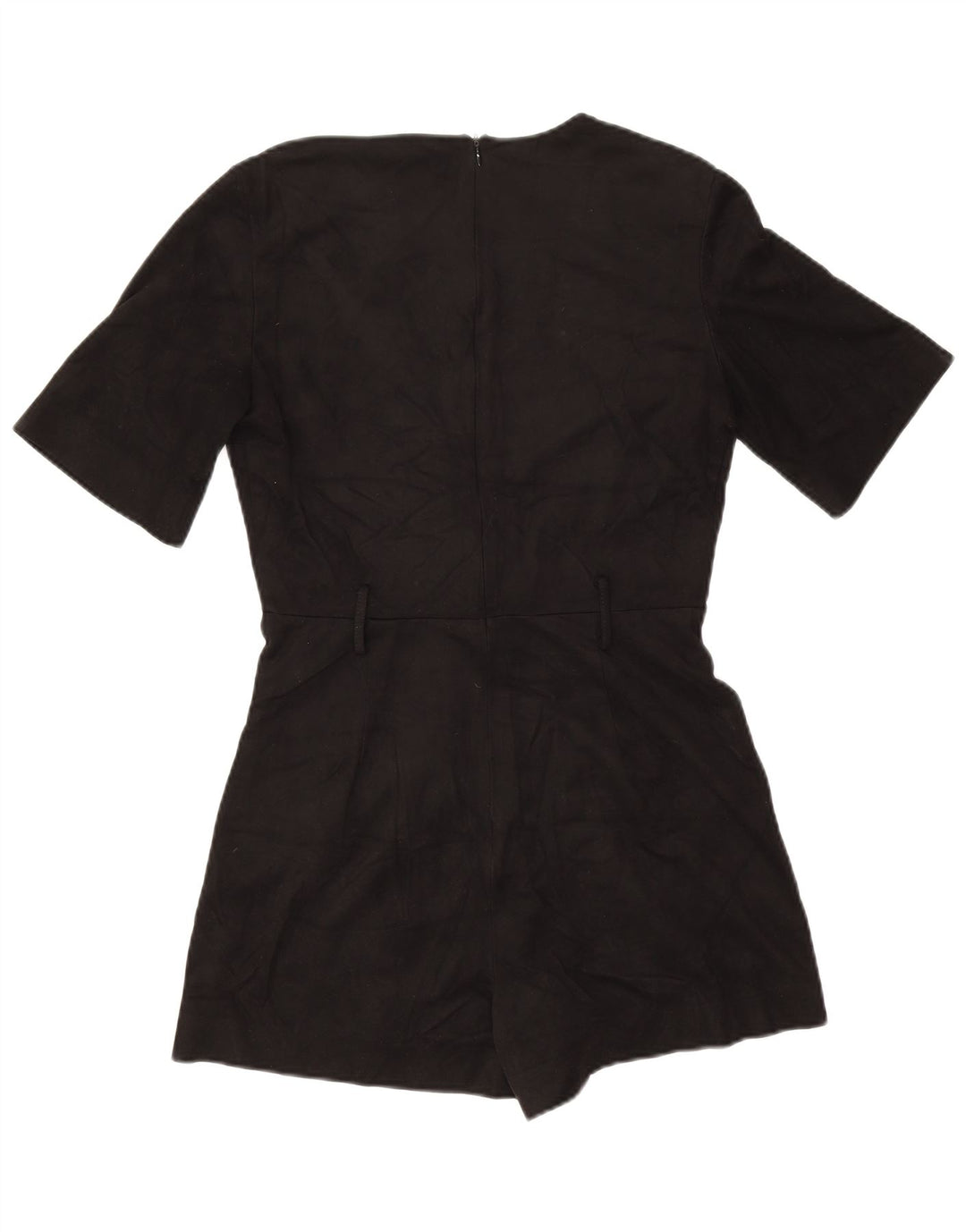 Zara Dame Trafaluc Playsuit UK 12 Medium Sort Polyester