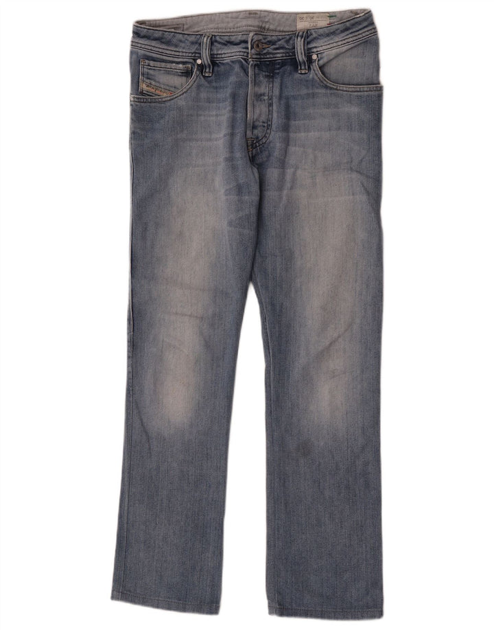 Diesel Dame Zaf Slim Jeans W30 L30 Blå Bomuld