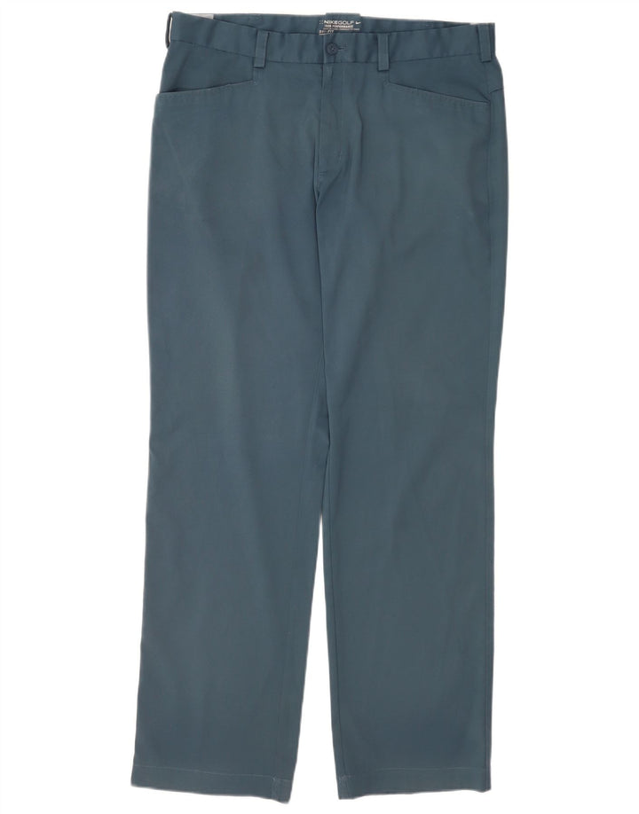 Nike Herre Golf Regular Bukser W34 L32 Blå Polyester