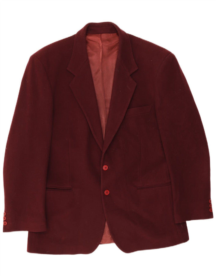 Pit Stop Herre 2 Button Blazer Jacket IT 54 2XL Burgundy Wool