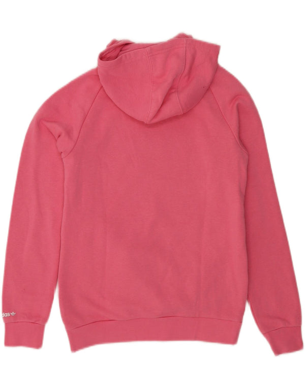 Adidas Grafisk hættetrøje til piger 11-12 år Pink Bomuld