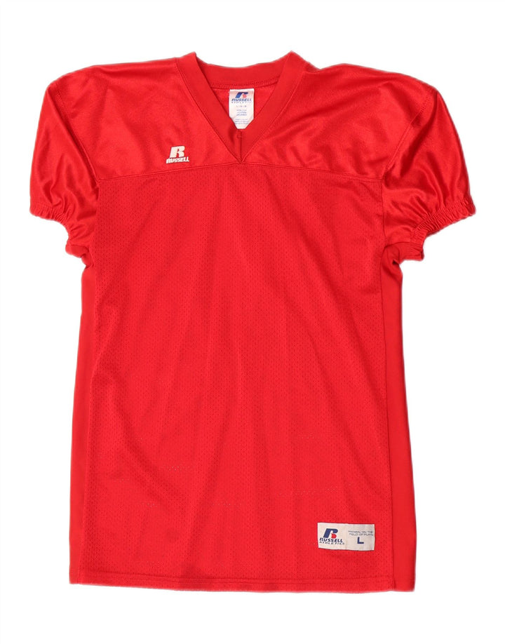 Russell Athletic Boys Jersey Top 14-15 år Stor rød polyester