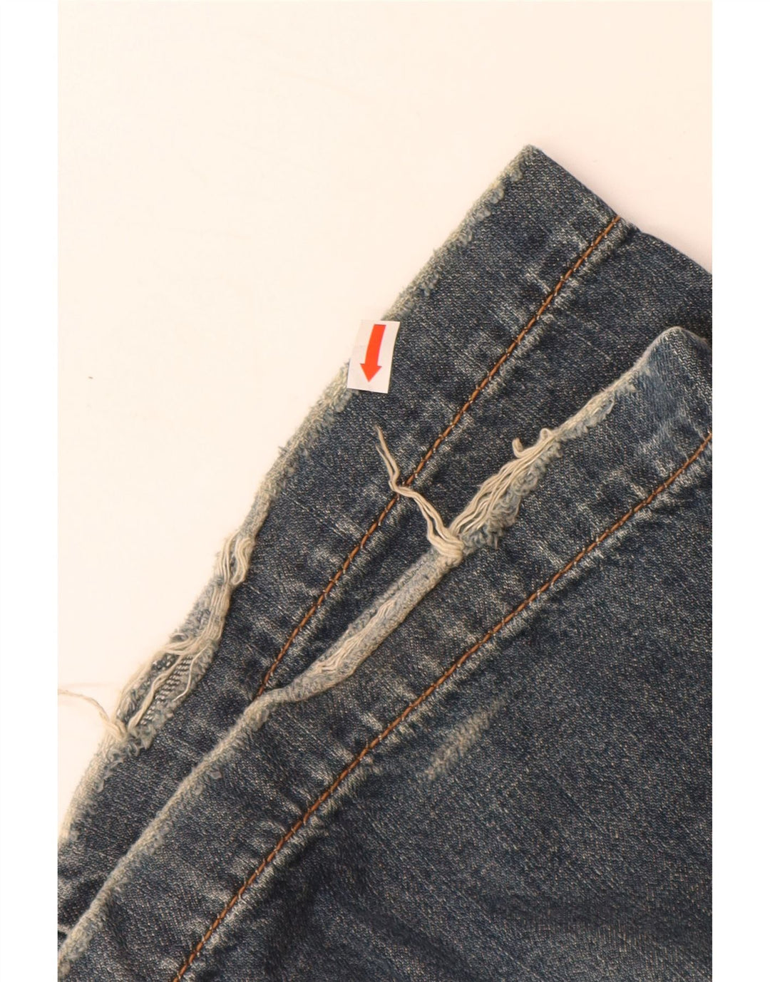 CALVIN KLEIN Lige jeans til kvinder W32 L34 Blå bomuld