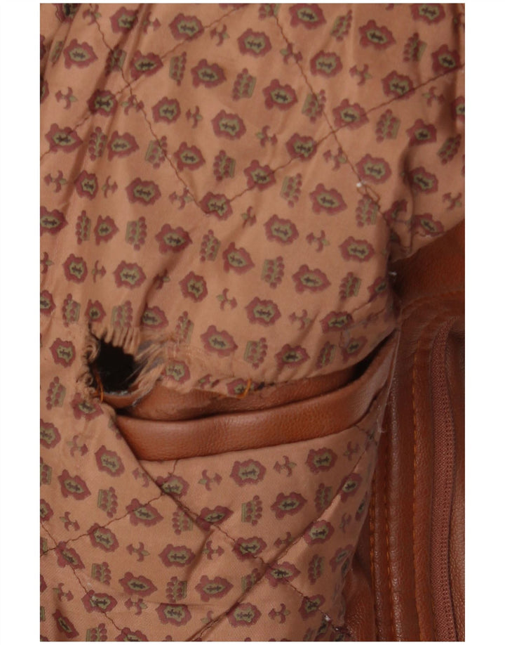 Vintage herre læderjakke UK 38 Medium Brown