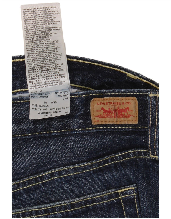 Levi's Dame denim Shorts US 10 Large W34 Navy Blue Bomuld