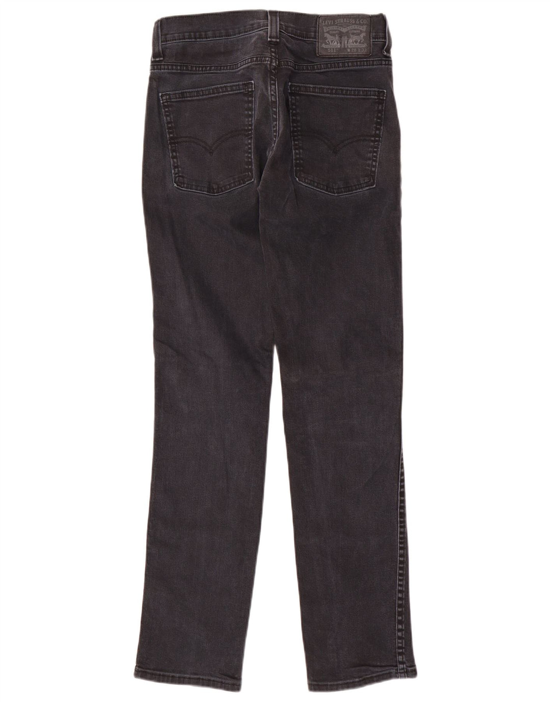 Levi's Dame 511 Slim Jeans W28 L32 Grå Bomuld