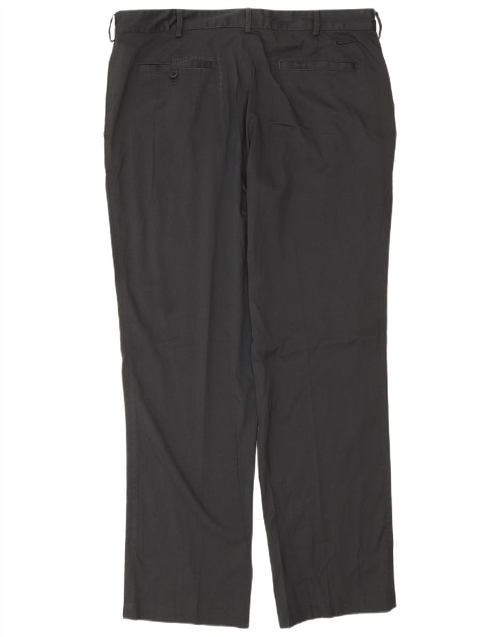 Nike lige chinosbukser til mænd W36 L32 sort polyester